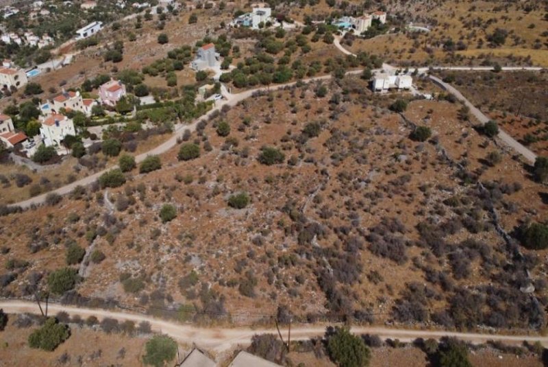 Kokkino Chorio Kreta, Kokkino Chorio: Malerisches Grundstück mit Meerblick und Baurechten zu verkaufen Grundstück kaufen